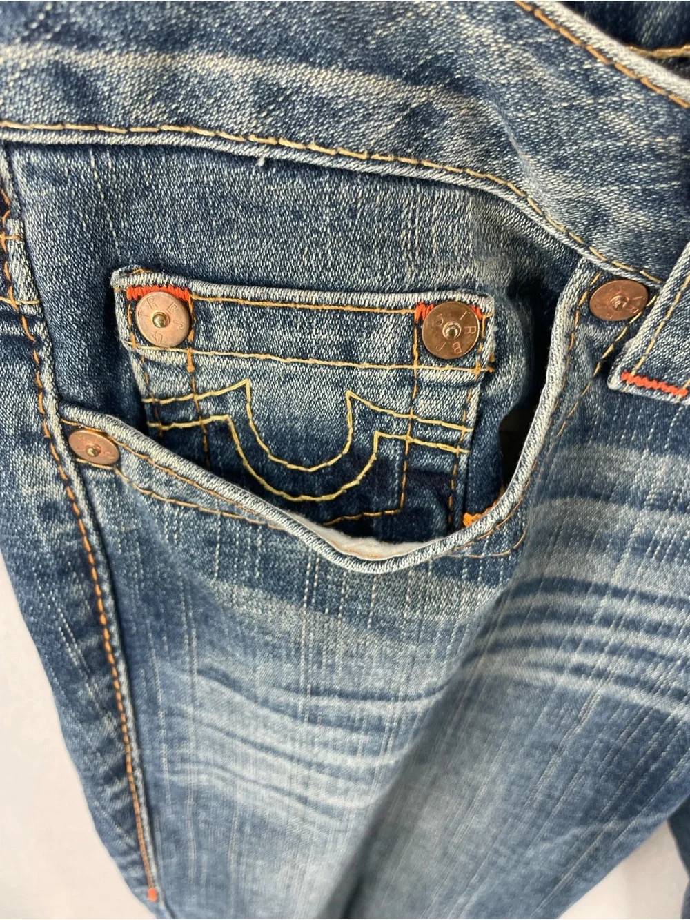 True Religion Low Rise Jeans Johnny Size 32 High Quality Made In USA